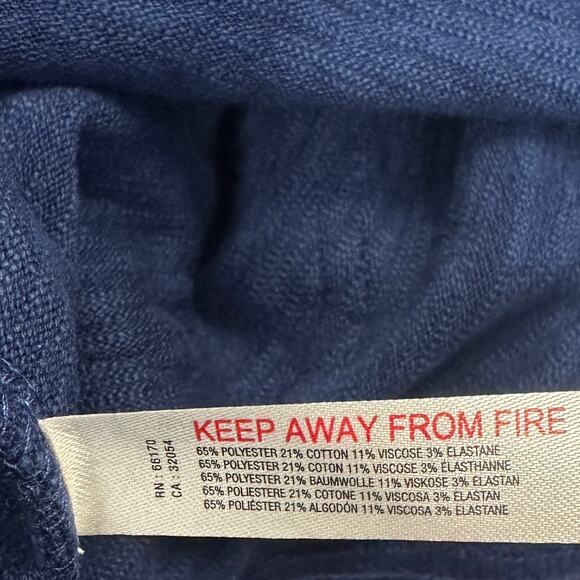 Daily Practice Anthropologie Navy Hoodie Tunic Hiking Dress Gorpcore Granola - Picture 14 of 15